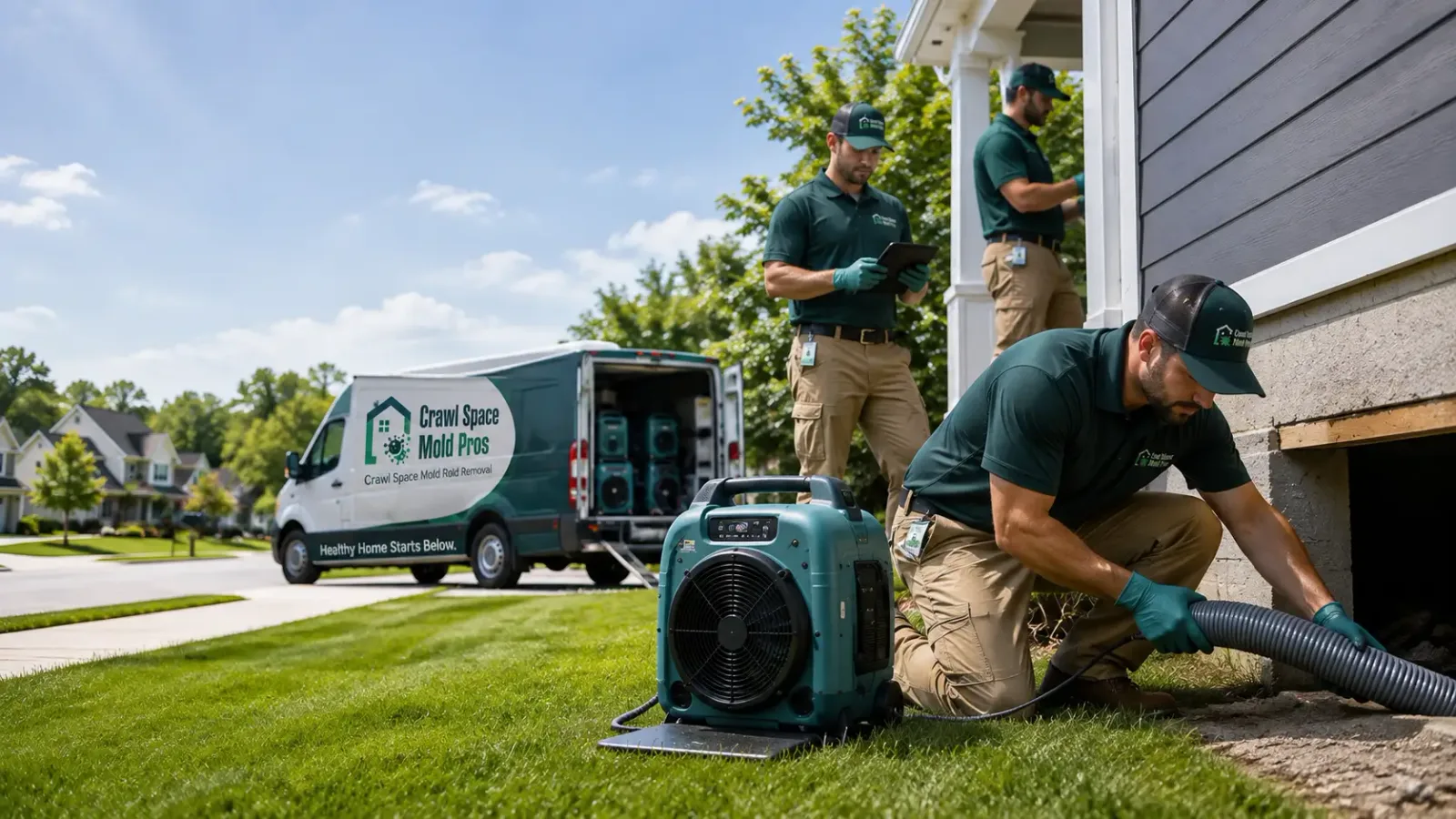 Crawl Space Mold Removal in South Boston, VA